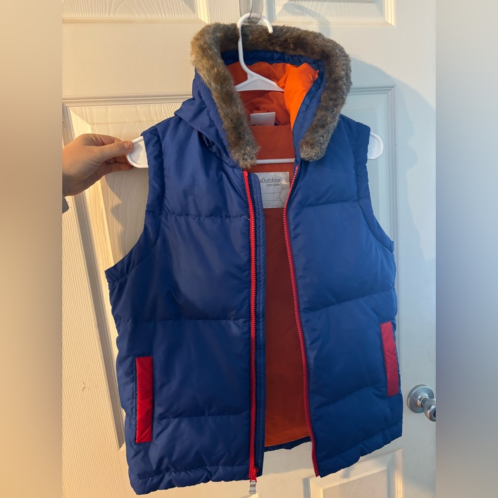 Hanna Andersson kids vest with hood
